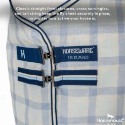 Horseware Vliegendeken Newmarket Pony Plus Witney Navy