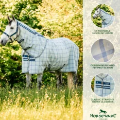 Horseware Vliegendeken Newmarket Pony Plus Witney Navy