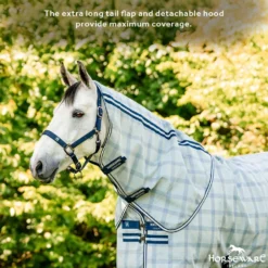 Horseware Vliegendeken Newmarket Plus Witney Navy
