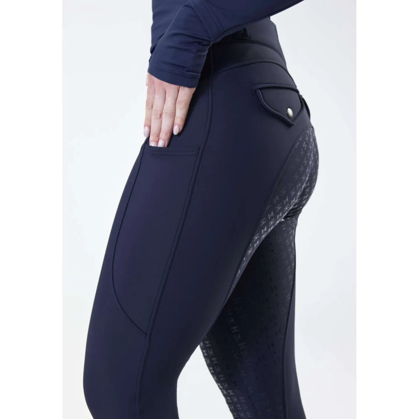 Horseware Winter Rijbroek FlexFit Full Seat Core Navy