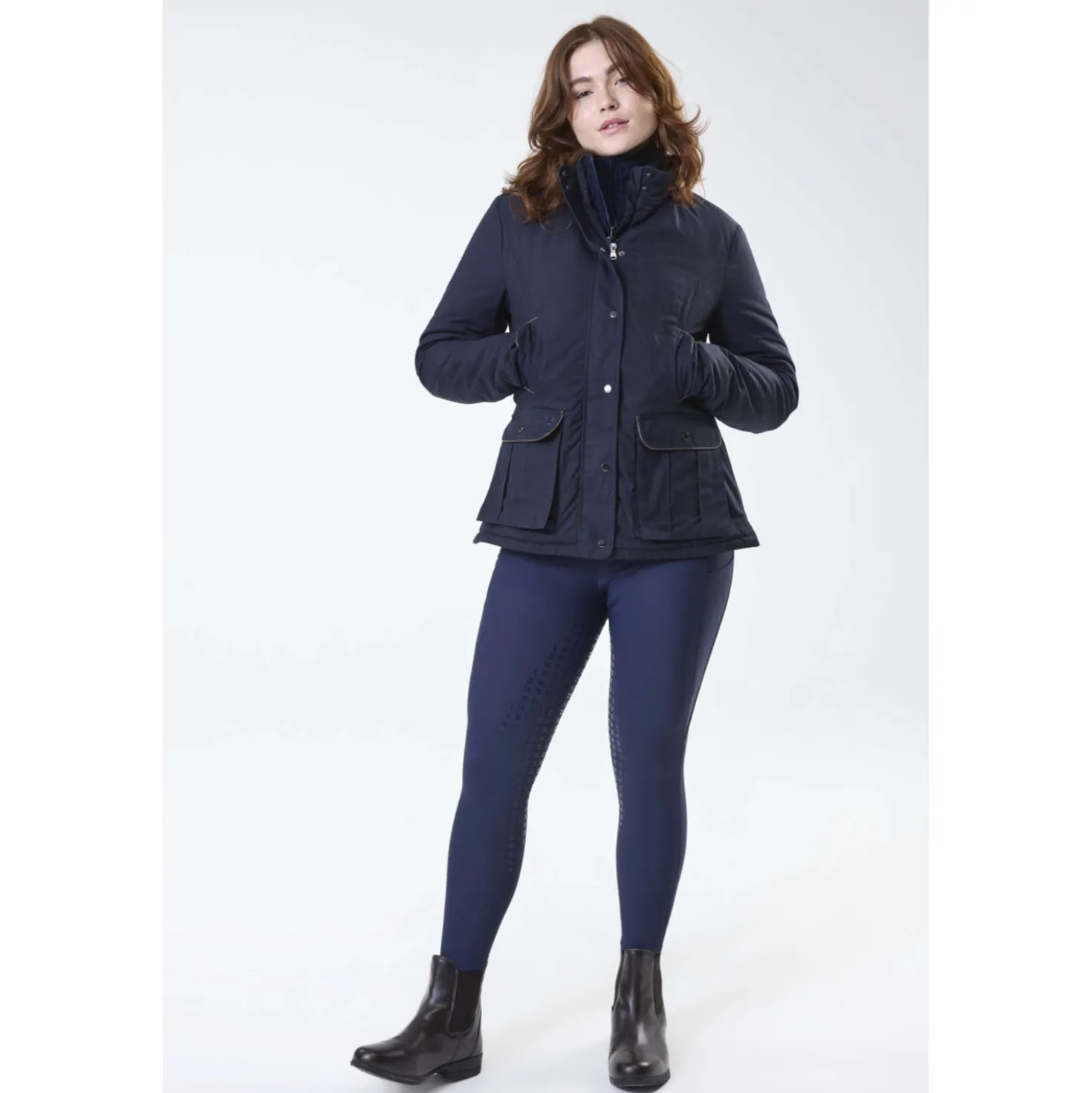 Horseware Winter Rijbroek FlexFit Full Seat Core Navy