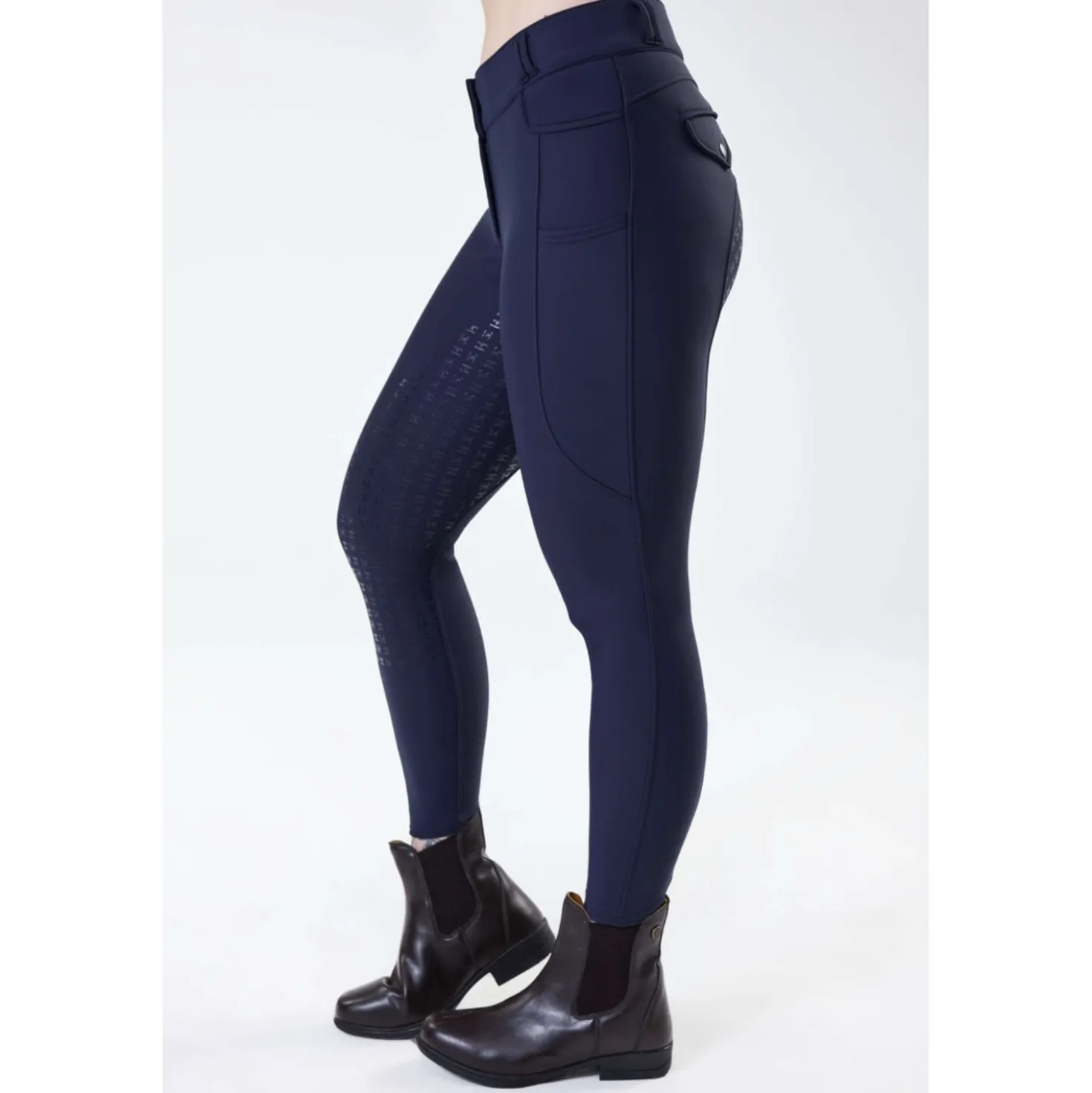 Horseware Winter Rijbroek FlexFit Full Seat Core Navy