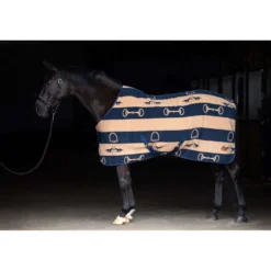 HV Polo Fleecedeken HVPGwenny Navy/Camel