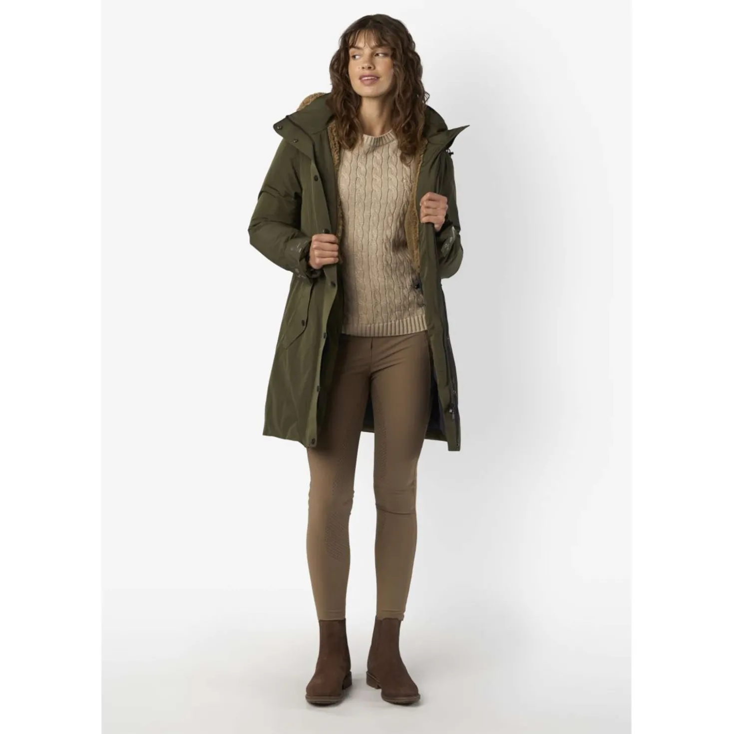 HV Polo Parka HVPRosemary Forest Green