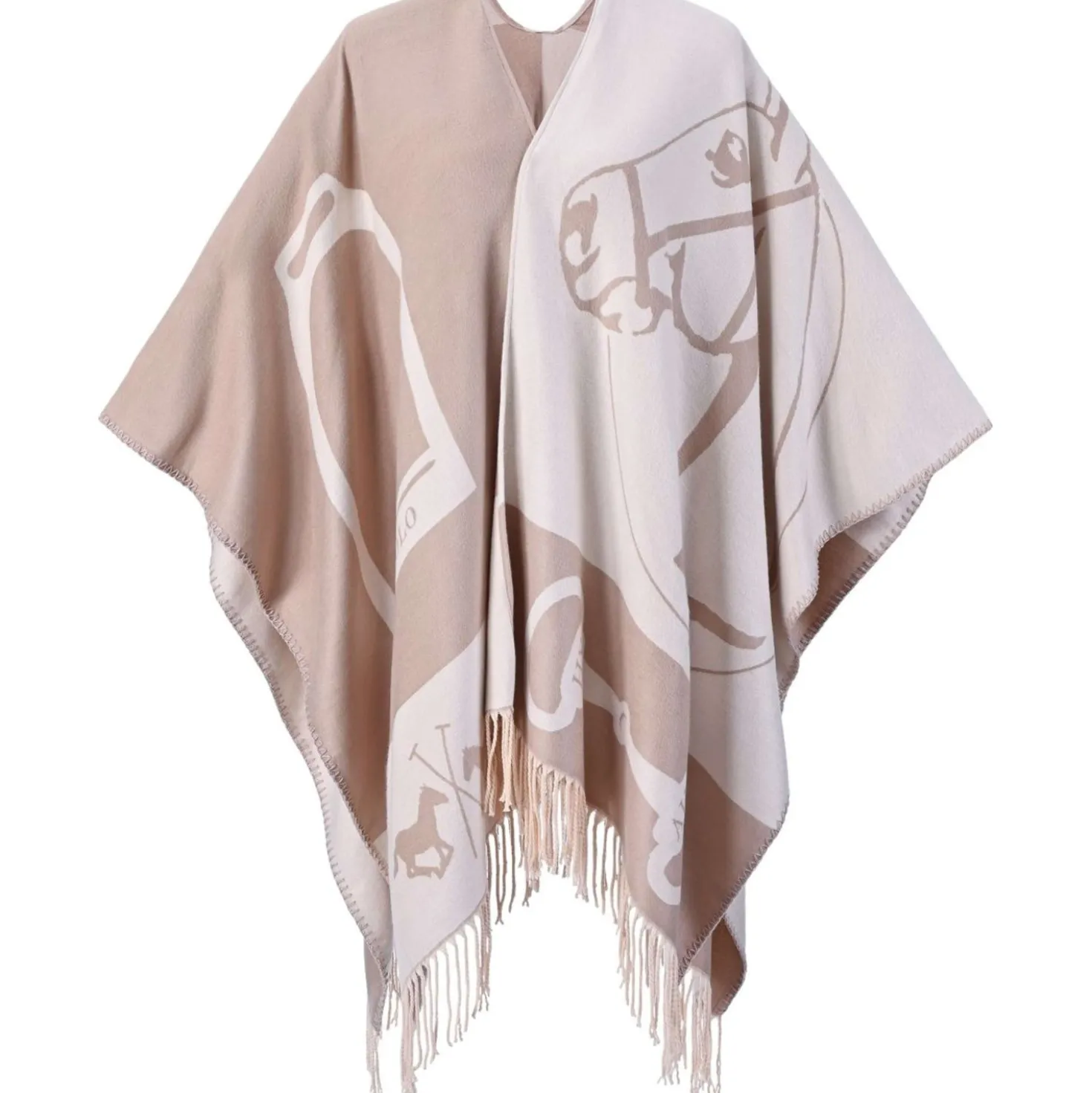 HV Polo Poncho HVPNanda Chalk