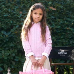 HV Polo Pullover HVPTally Kids Pretty Pink