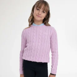 HV Polo Pullover HVPTally Kids Pretty Pink