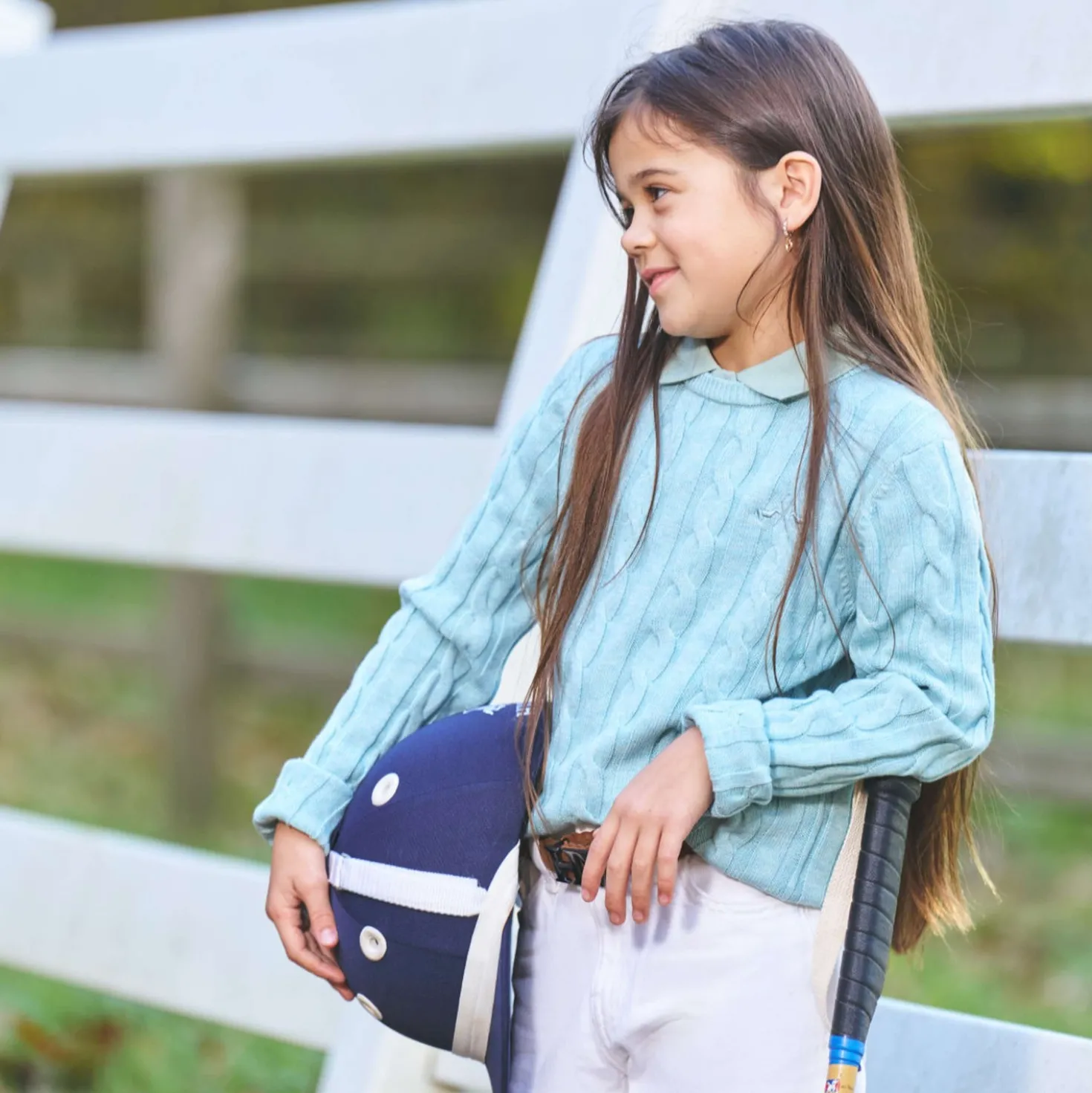HV Polo Pullover HVPTally Kids Aqua Sky