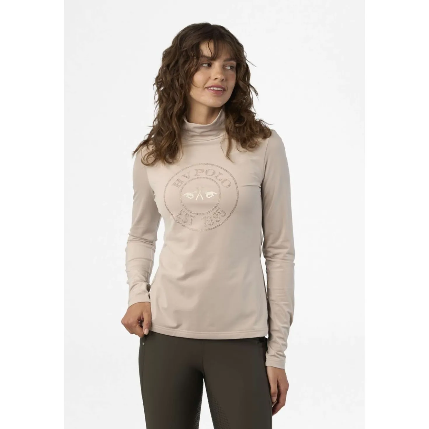 HV Polo Shirt HVPOdette Chalk