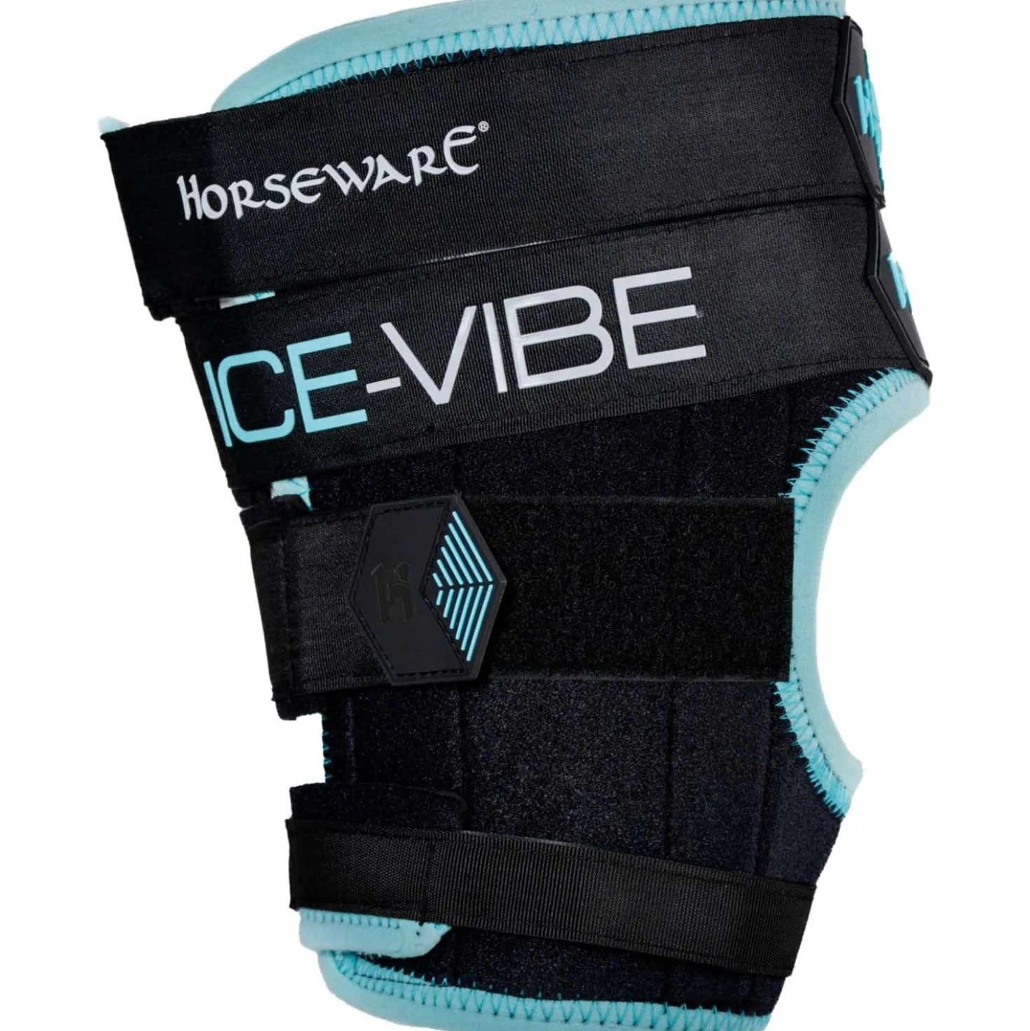 Ice-Vibe Hock Wrap II 2 Stuks Zwart/Aqua
