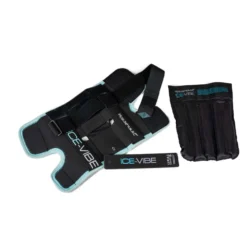 Ice-Vibe Knee Wrap II 2 Stuks Zwart/Aqua