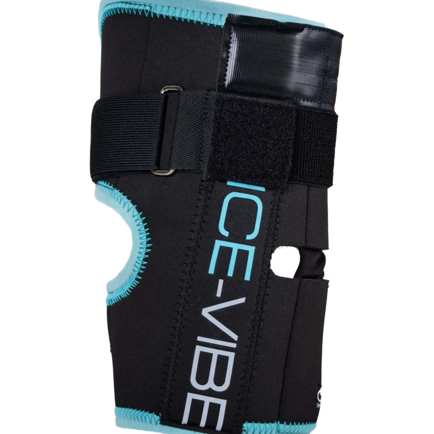 Ice-Vibe Knee Wrap II 2 Stuks Zwart/Aqua