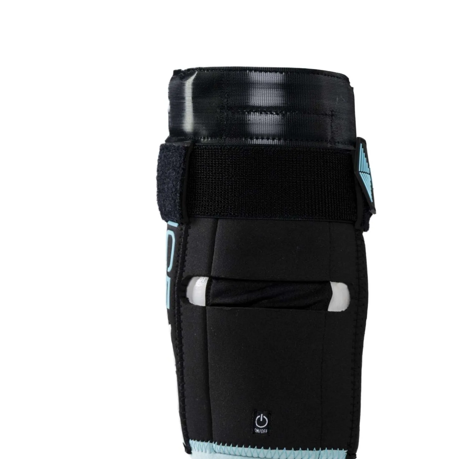 Ice-Vibe Knee Wrap II 2 Stuks Zwart/Aqua