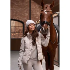Imperial Riding Bodywarmer IRHBelle Herringbone Taupe
