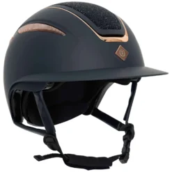 Imperial Riding Cap IRHOlania Deluxe Big Visor Navy/Rosegold