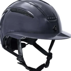 Imperial Riding Cap IRHOlania Deluxe Big Visor Donker Grijs/Grijs