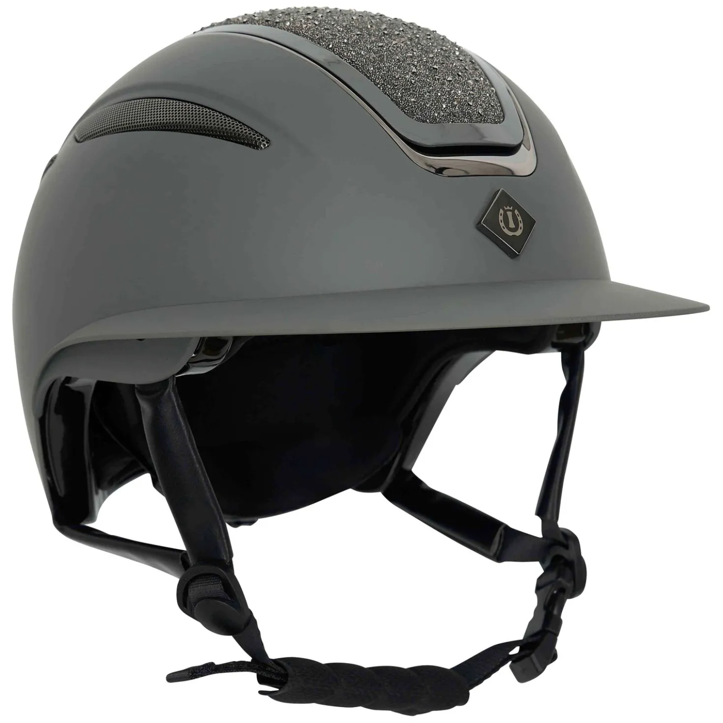 Imperial Riding Cap IRHOlania Deluxe Big Visor Grijs