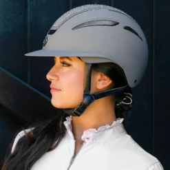 Imperial Riding Cap IRHOlania Deluxe Big Visor Grijs