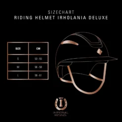 Imperial Riding Cap IRHOlania Deluxe Big Visor Zwart