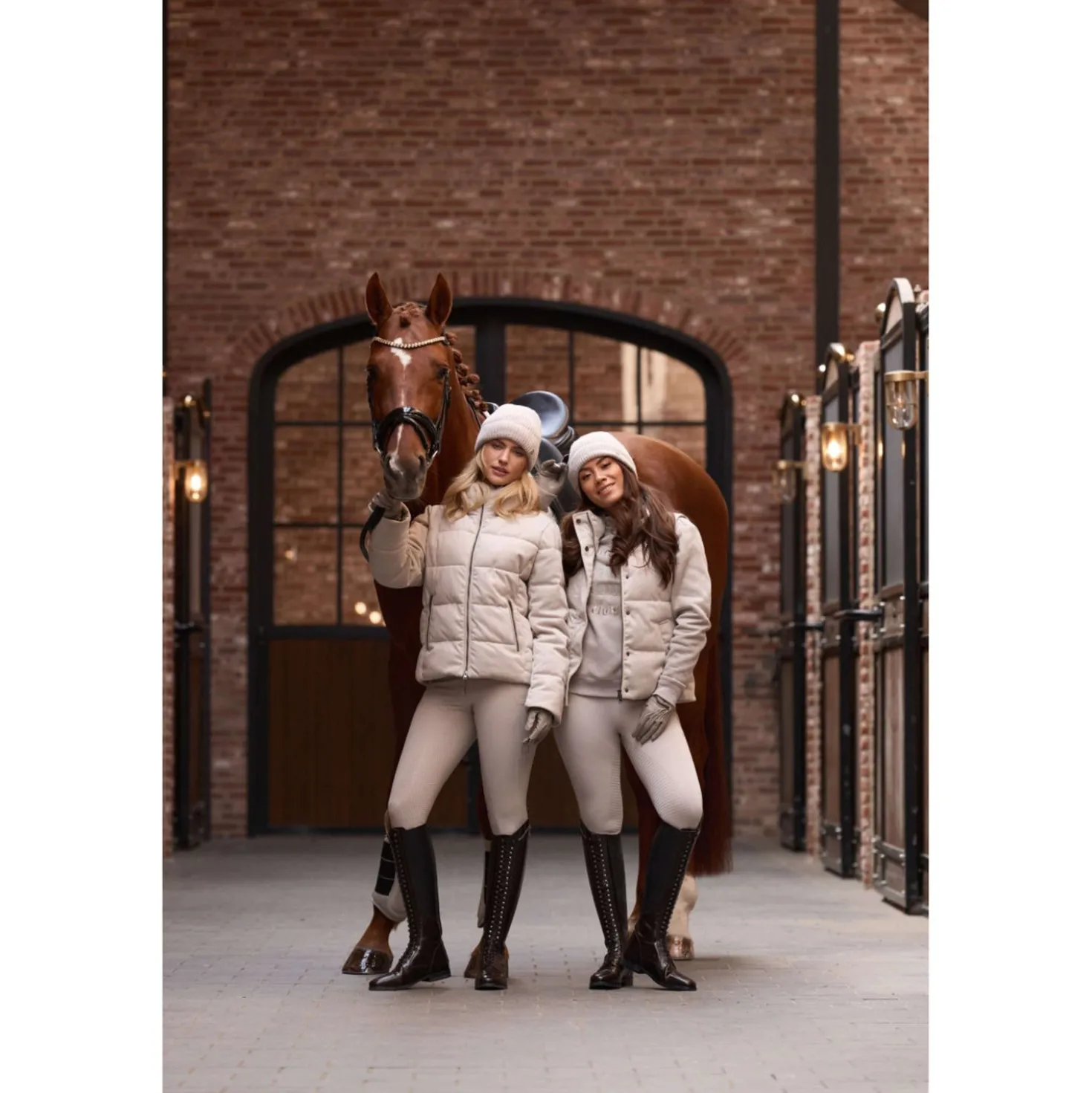 Imperial Riding Jas IRHBelle Herringbone Taupe