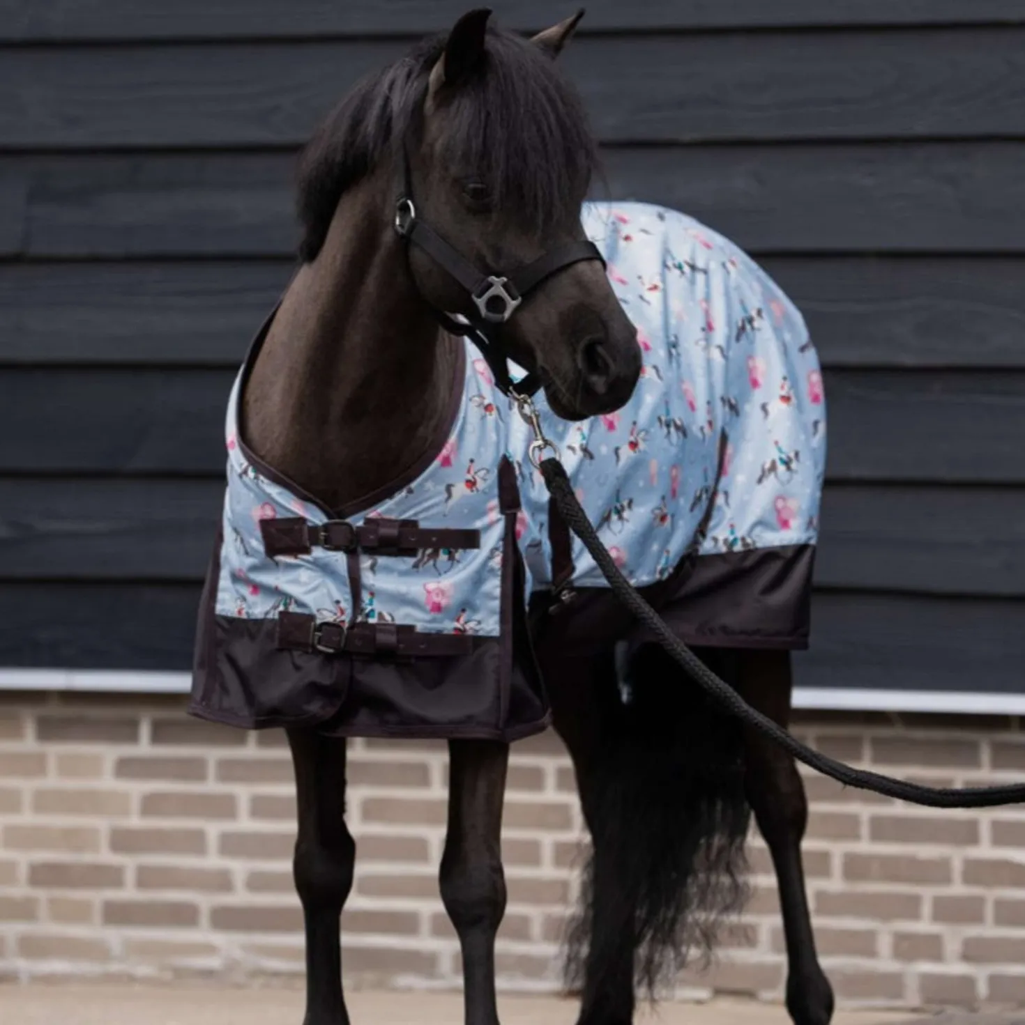 Imperial Riding Outdoordeken IRHLittle Champion AOP 0g Licht Blauw