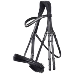 Imperial Riding Stang- en Trenshoofdstel IRHFria Zwart