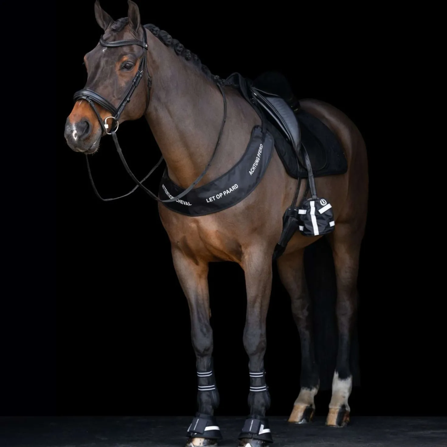 Imperial Riding Teenwarmer IRHReflective Zwart