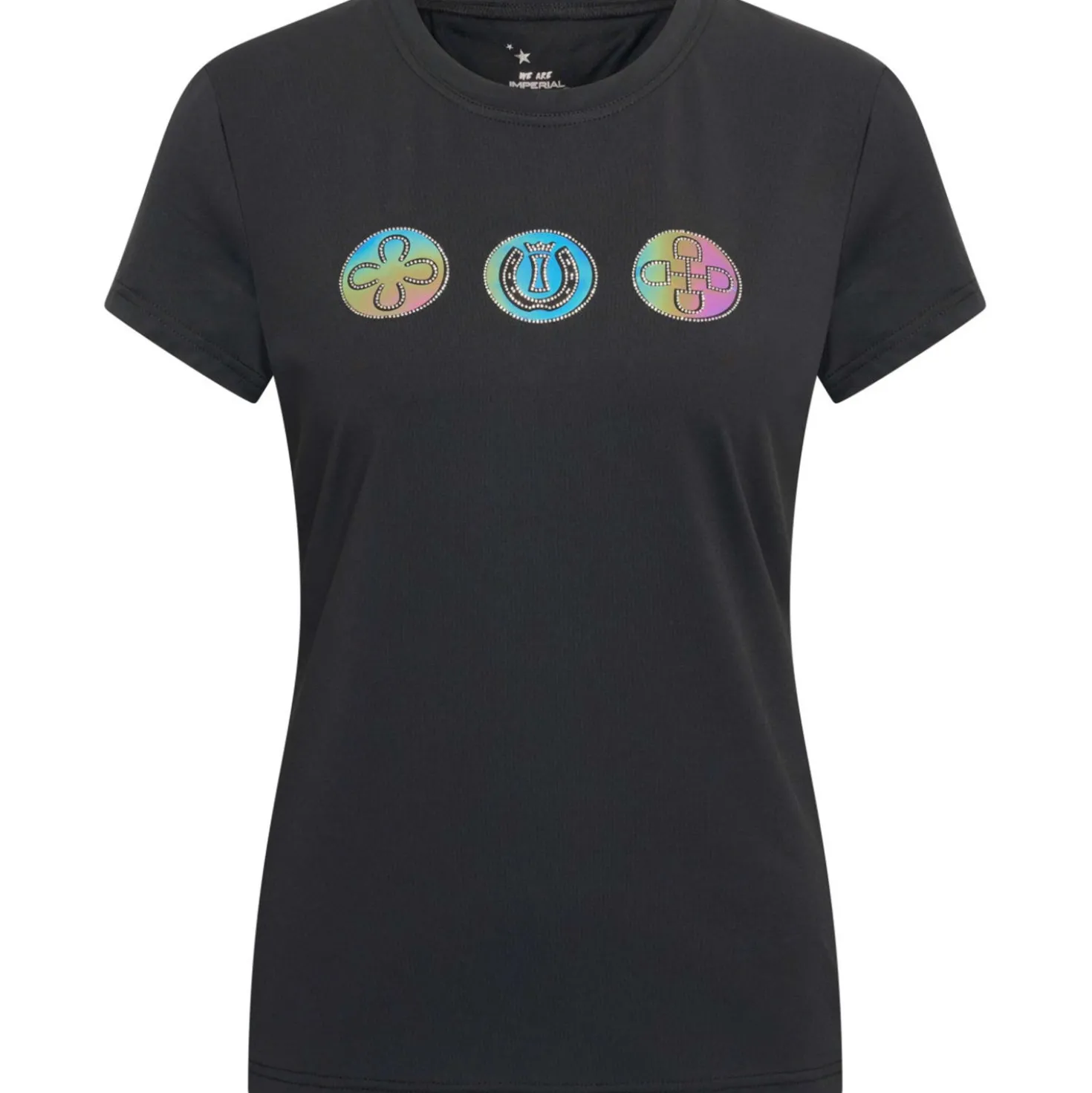 Imperial Riding T-Shirt IRHHolographics Zwart