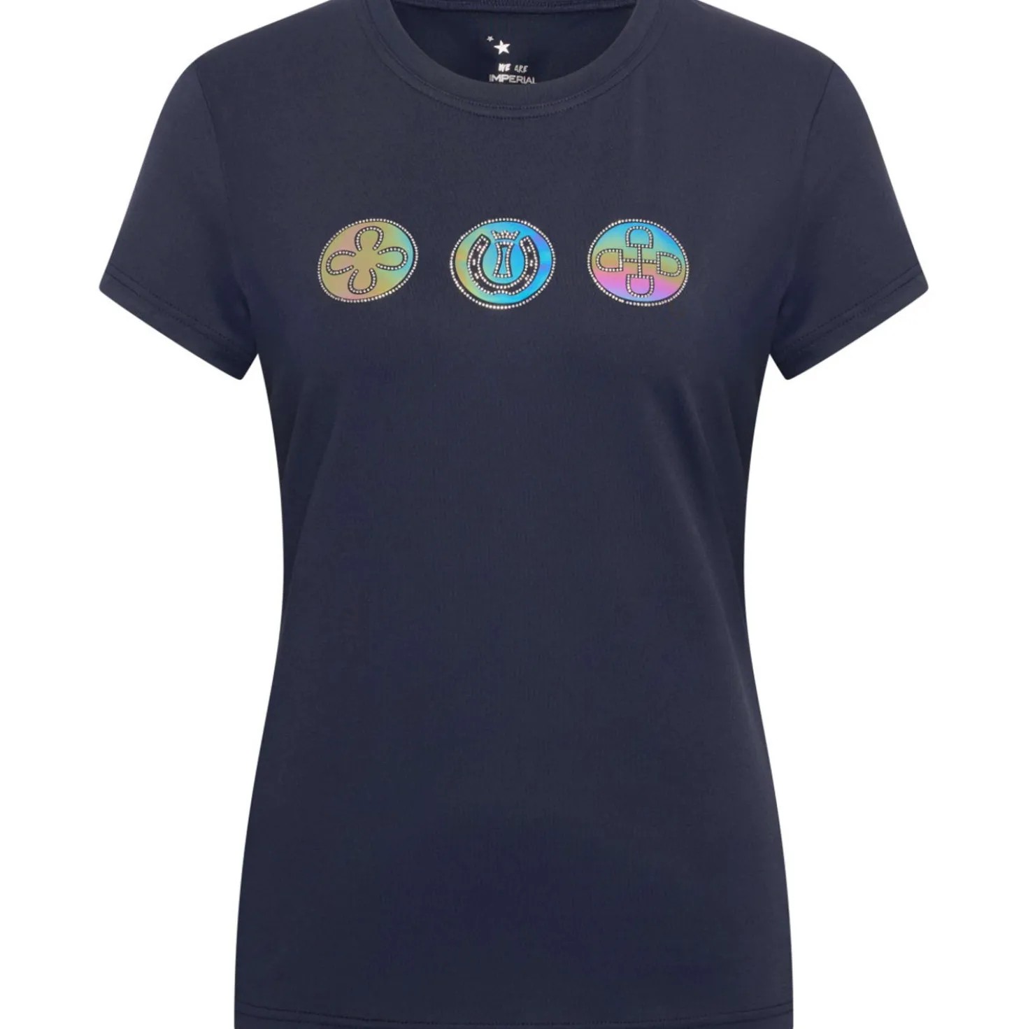 Imperial Riding T-Shirt IRHHolographics Navy