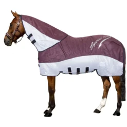 Imperial Riding Vliegen- en Regendeken IRHSuper-Dry Bordeaux