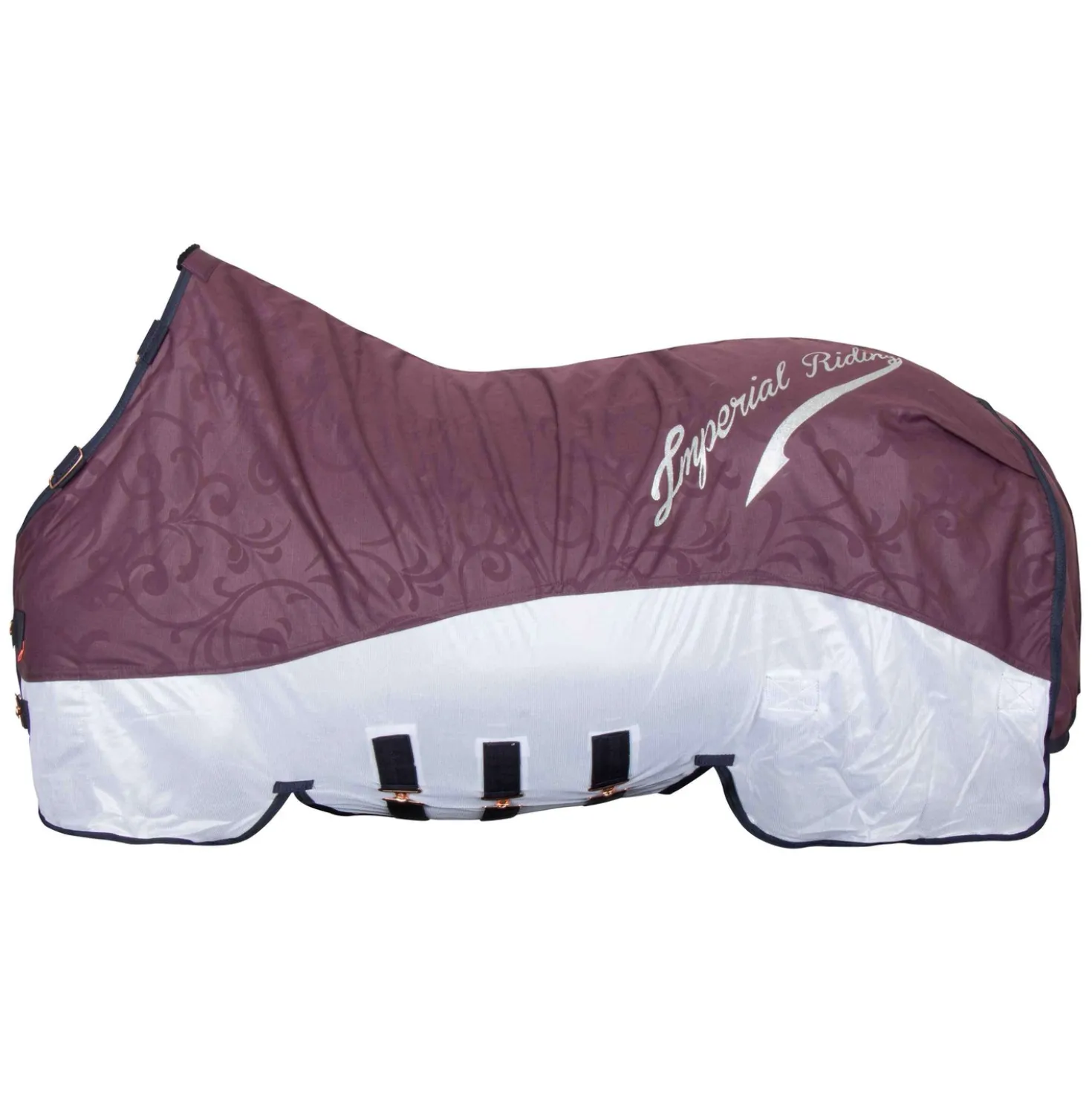 Imperial Riding Vliegen- en Regendeken IRHSuper-Dry Bordeaux