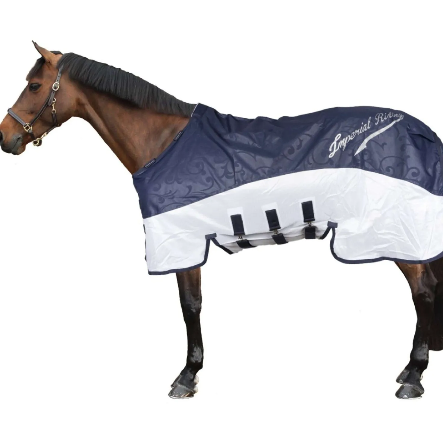 Imperial Riding Vliegen- en Regendeken IRHSuper-Dry Navy