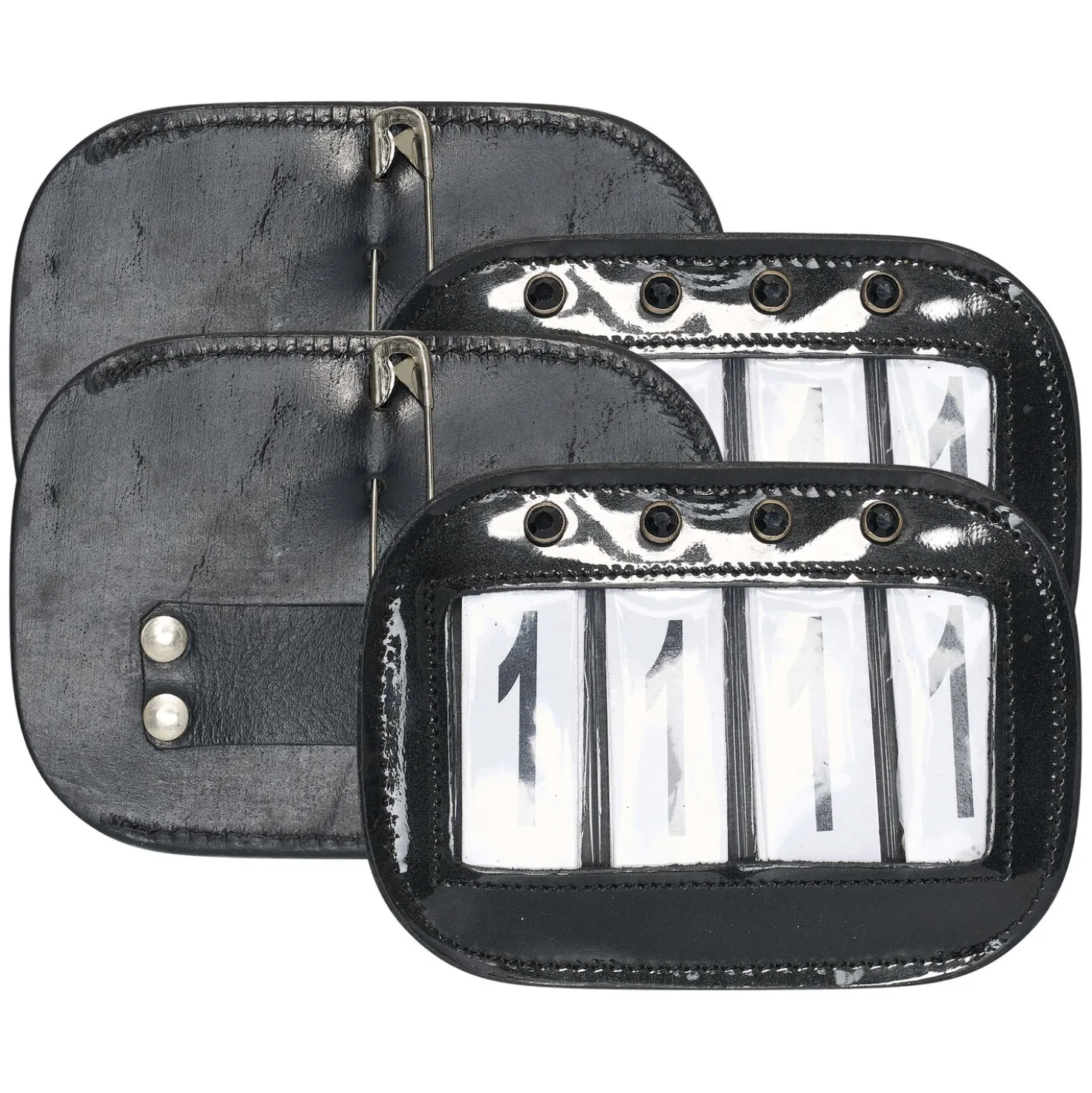 Imperial Riding Wedstrijdnummers IHRSquare Shiny Black