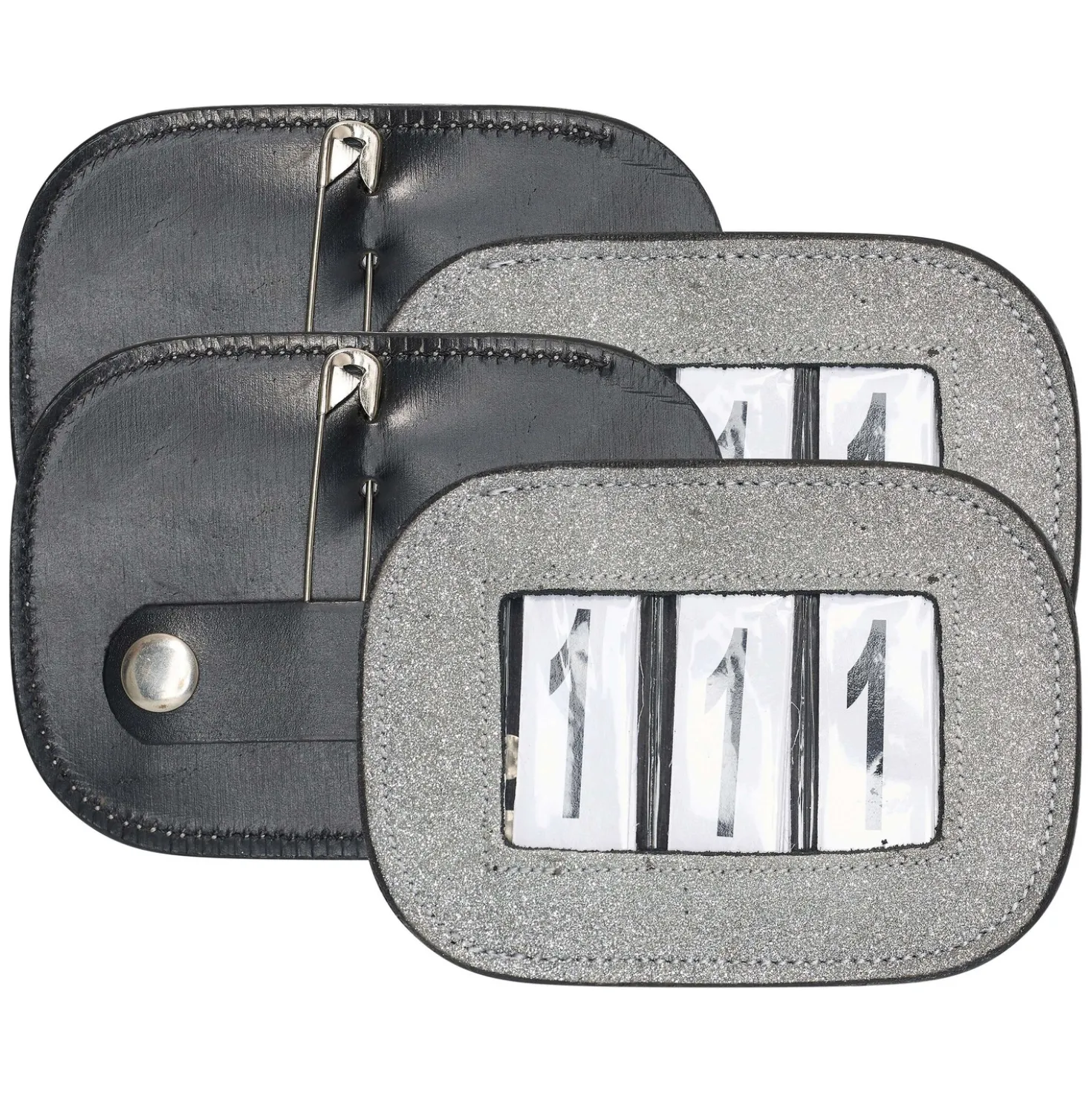 Imperial Riding Wedstrijdnummers IRHGlitter Square Zilver