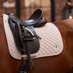 Imperial Riding Zadeldekje IRHPenny herringbone Dressuur Taupe