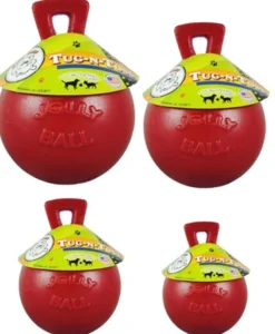 Jolly Ball Tug-n-Toss Rood