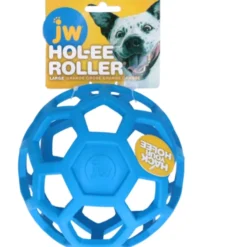 JW Speelbal HOL-EE Roller L Blauw