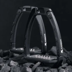 Karben by Shires Stijgbeugels Ultra Grip Zwart