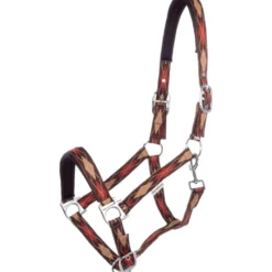Kavalkade Halster Classic Raute Bruin/Lichtbruin/Orange