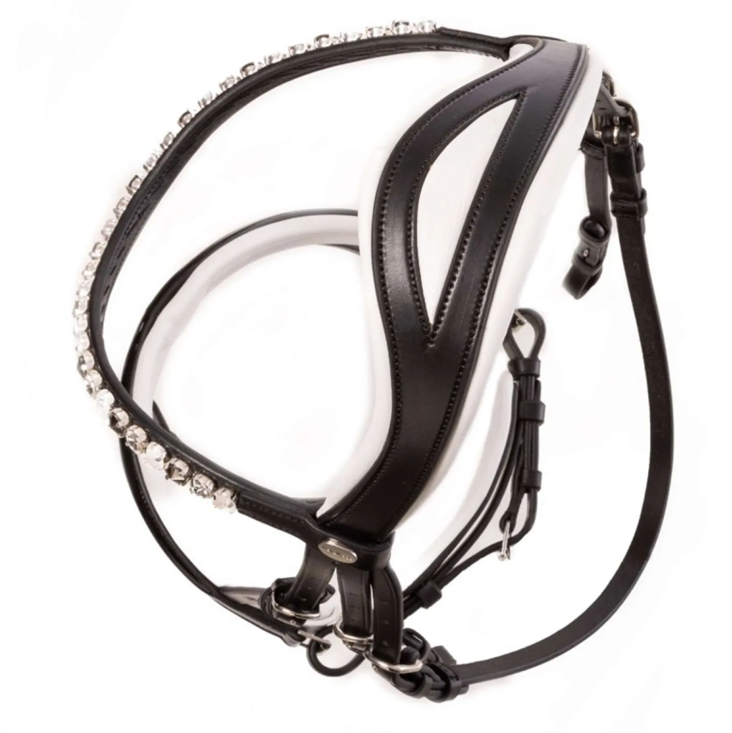 Kavalkade Hoofdstel Zora Zwart/Patent/Wit