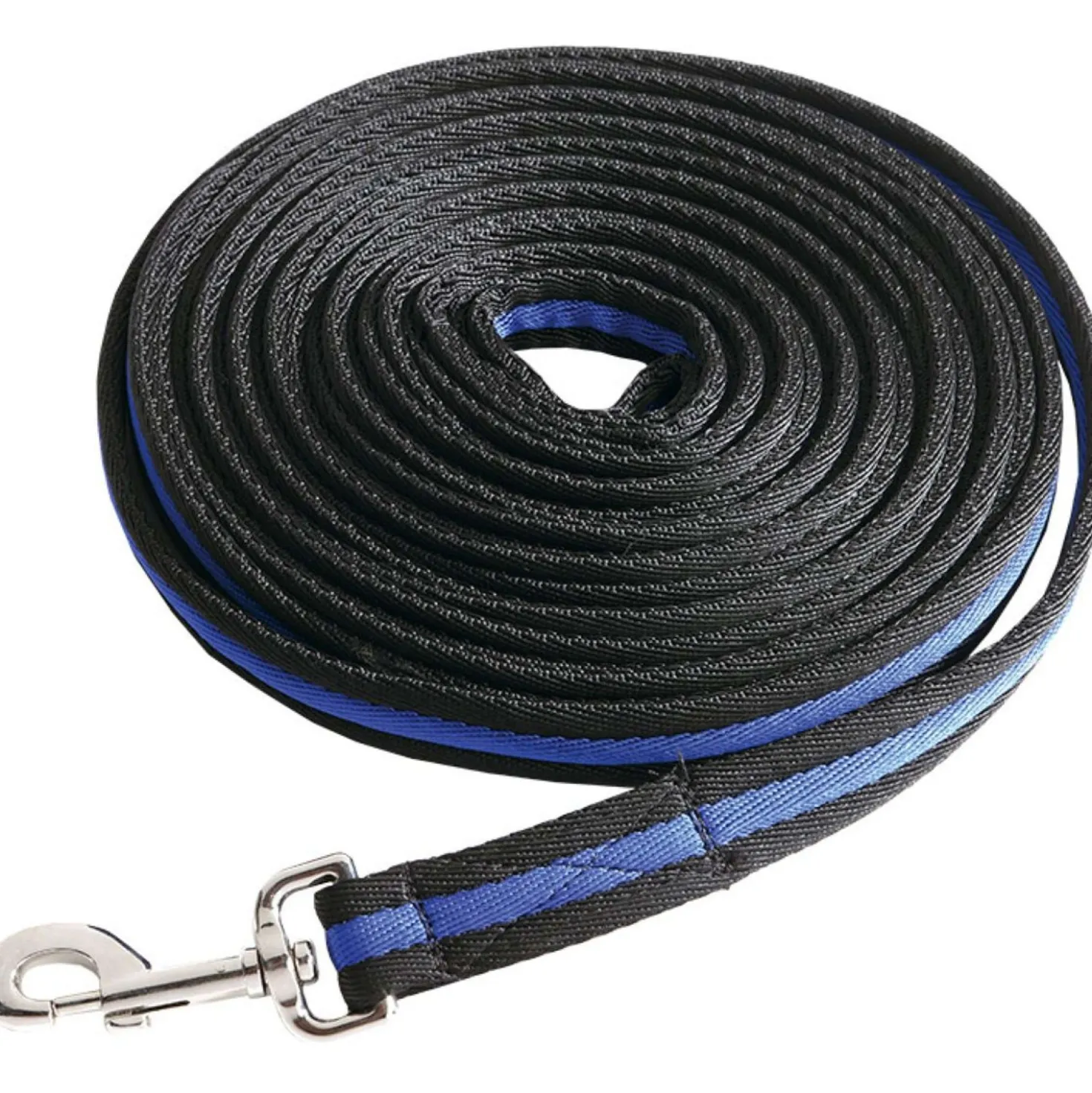 Kavalkade Longeerlijn BlackDuo 25mm Zwart/Royal Blue