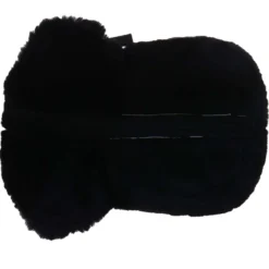 Kavalkade Onderlegger met Lamsvel en Inlagen Zwart