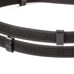 Kavalkade Teugel Rubber met Stops Zwart