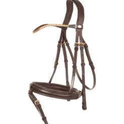 Kavalkade Trenshoofdstel Clinchesse Bruin/Messing