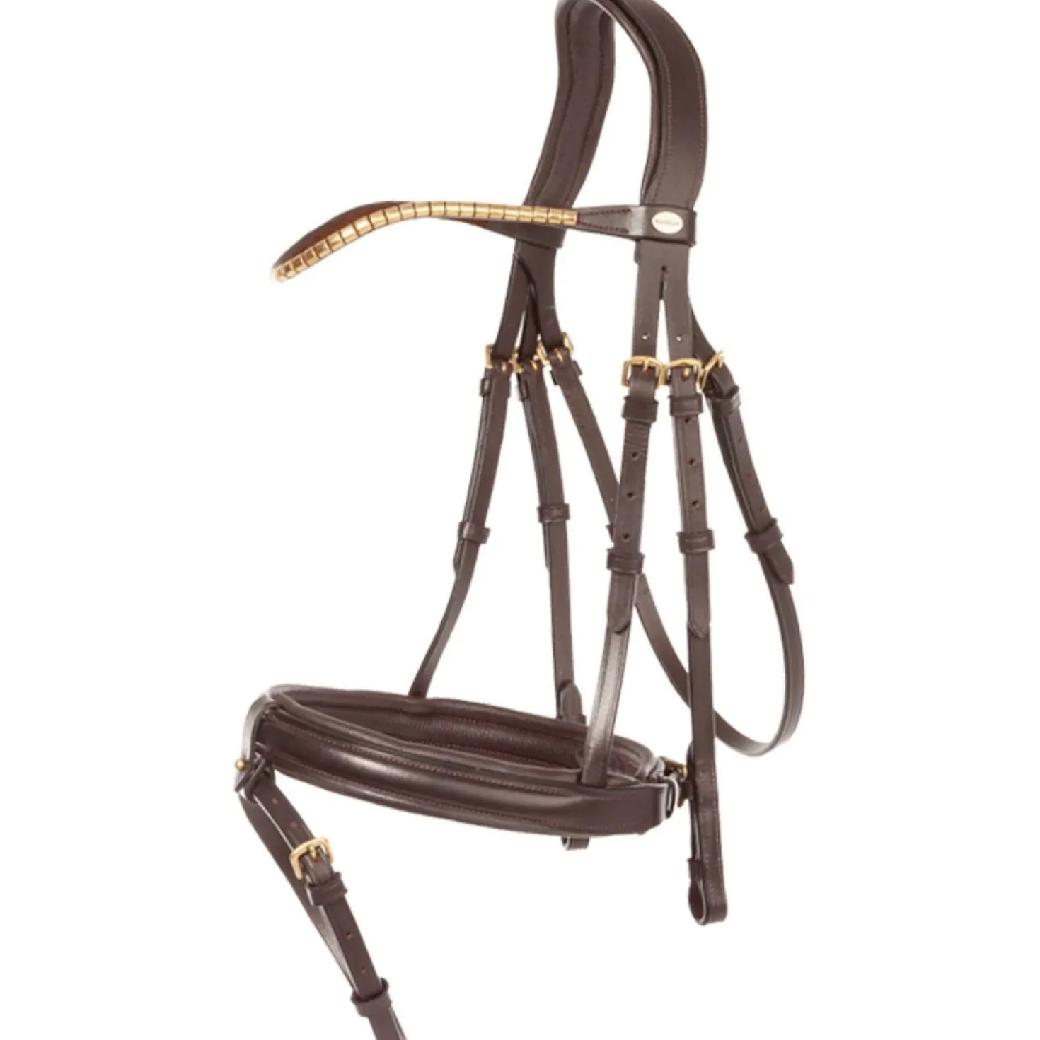 Kavalkade Trenshoofdstel Clinchesse Bruin/Messing