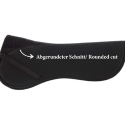 Kavalkade Zadelonderlegger Kavaltop-Vario Uitgesneden Zwart