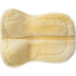 Kavalkade Zadelonderlegger met Lamsvacht Zwart/Naturel