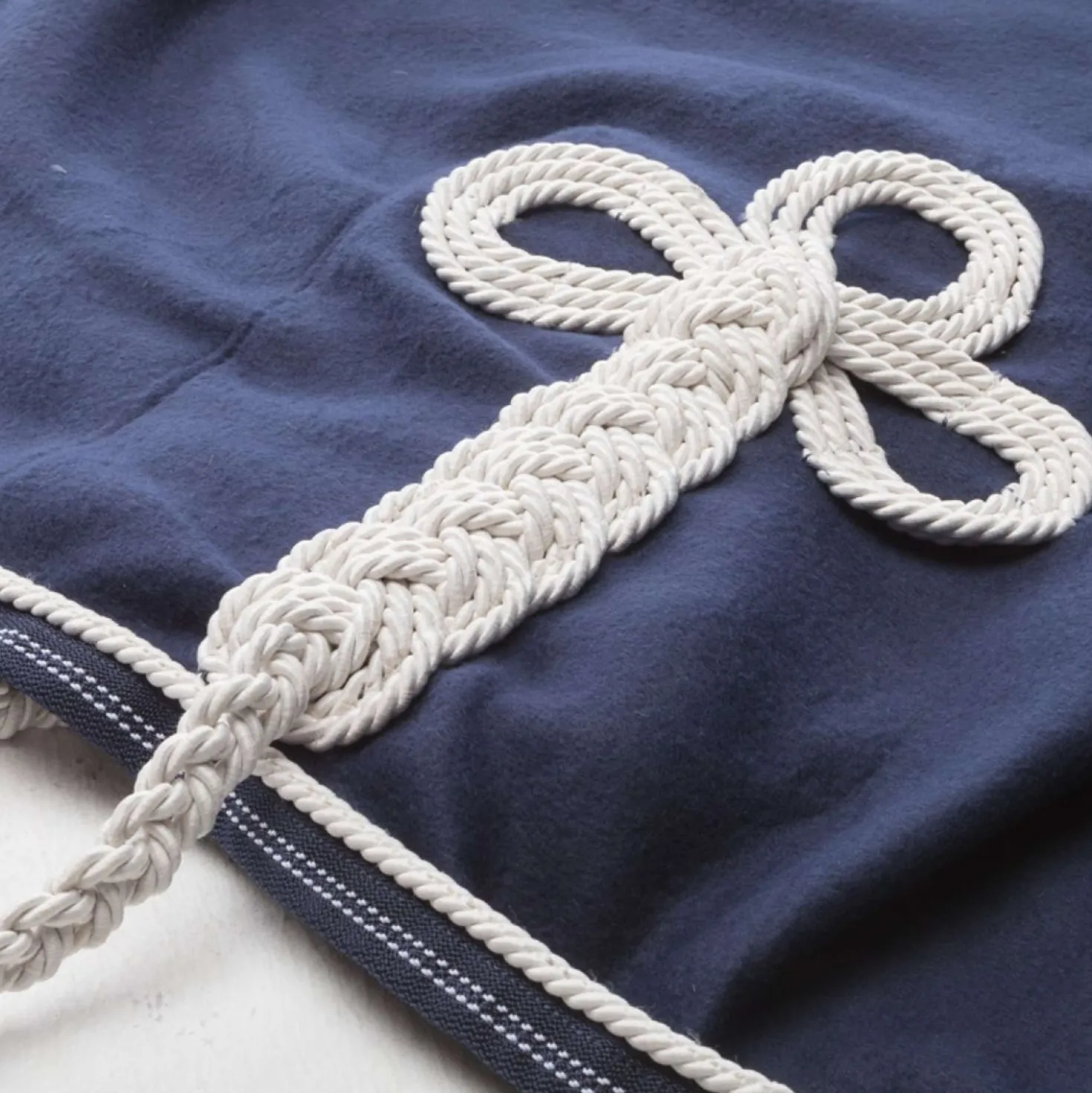 Kavalkade Zweetdeken Navy/Wit