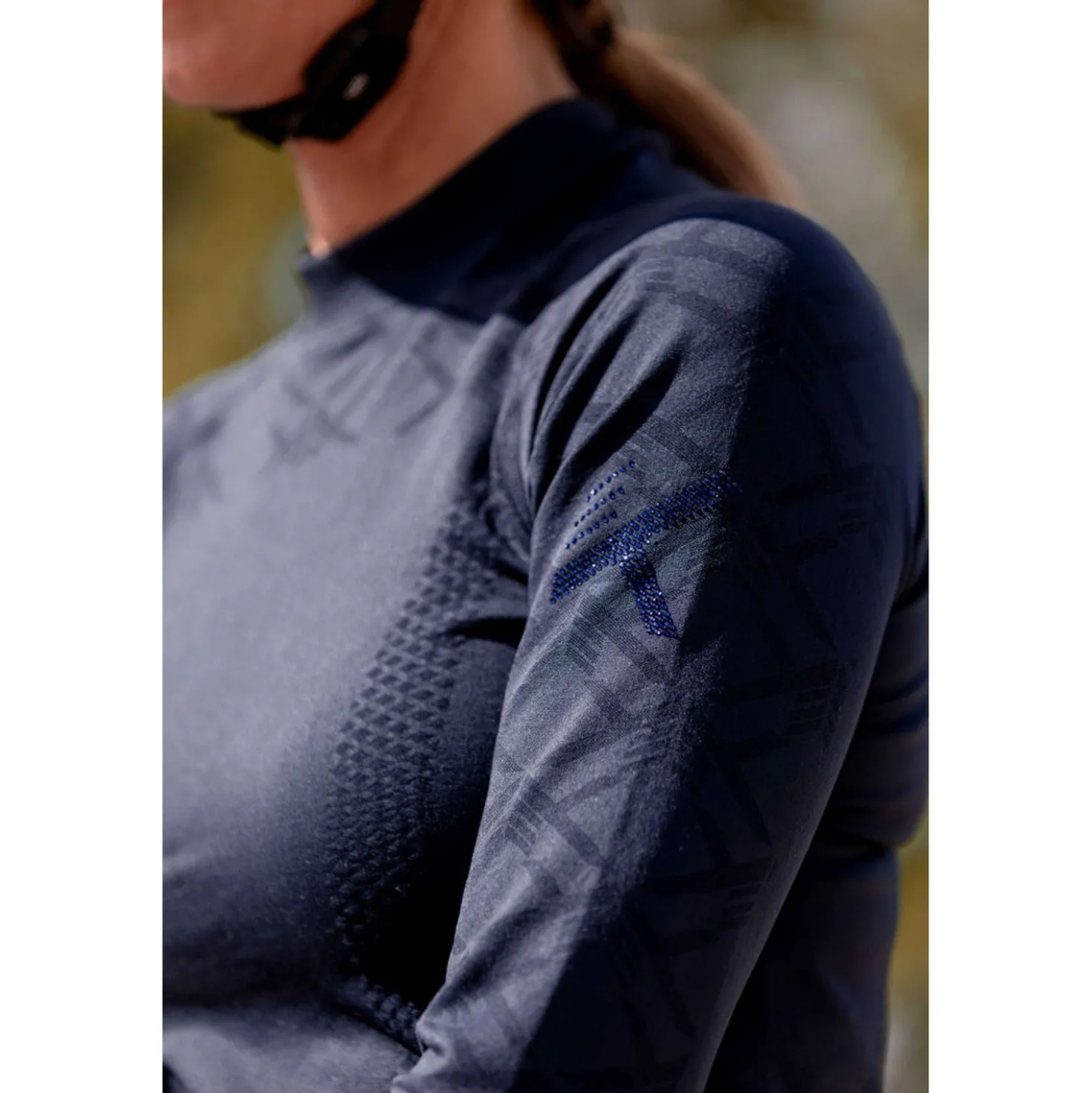 K by EQUITHÈME Base Layer Agility Seamless Navy