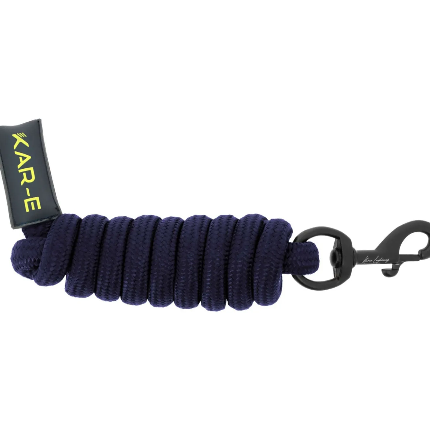 K by EQUITHÈME Halstertouw Triton met Musketonhaak Navy